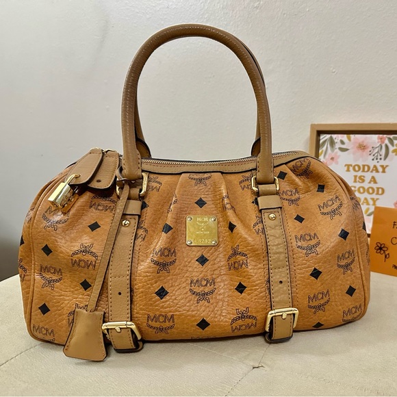 MCM Bags Mcm Cognac Classic Handbag Poshmark